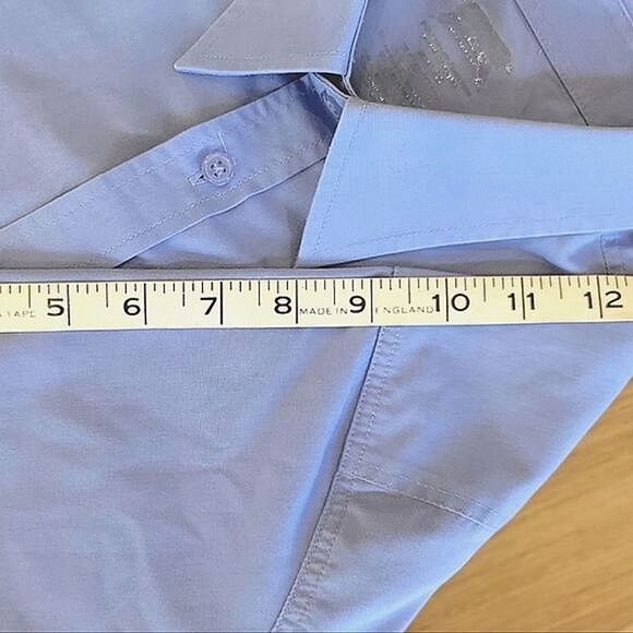 Light blue Aussie boys secondary school uniform short sleeve button-down - Picture 7 of 8